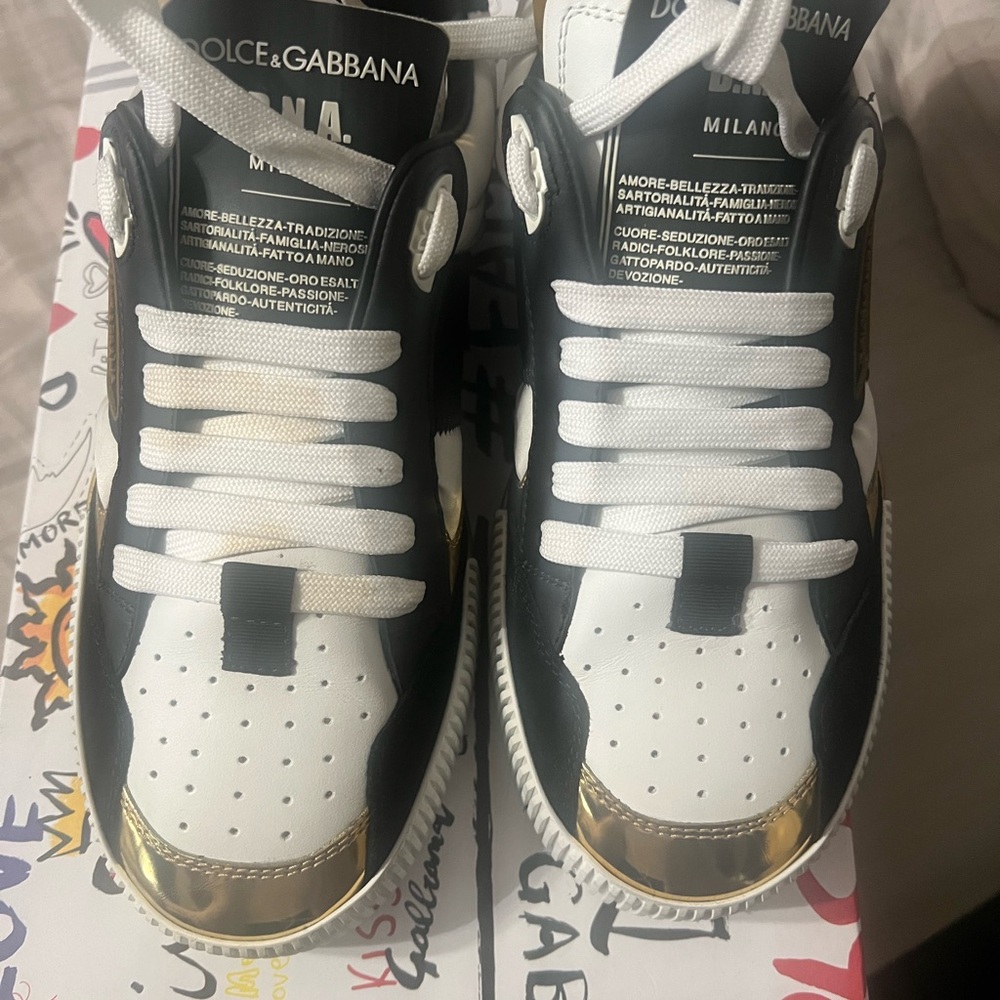 Dolce & Gabbana Bianco Ottico Sneakers